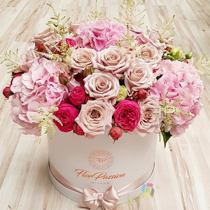 Custom Round Paper Flower Box Packaging Party Wedding Decorative Box For Flower