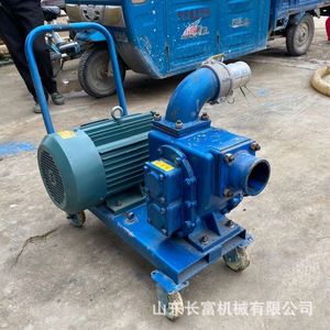 Hand Push Sludge <b>Pump</b> 3 Inch Electric Motor For Sewage And Fecal <b>Waste</b> Handling - Product Image 2