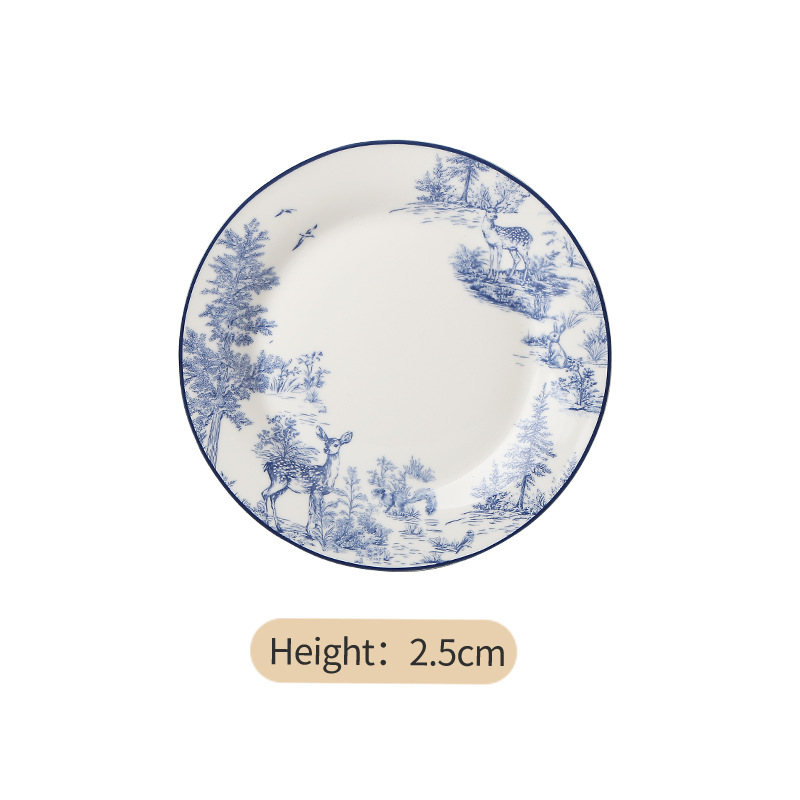 Assiette plate de 10,5 pouces
