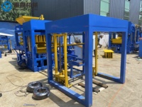 Machine de fabrication de blocs de béton creux entièrement automatique de haute qualité avec moteur, machine à fabriquer des briques 4-18