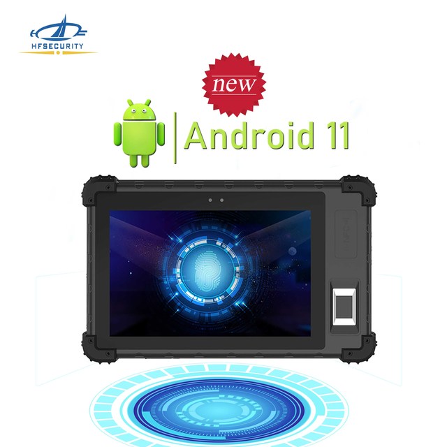 HFSecurity FP08 NEW Biometric Fingerprint Scanner NFC Passport National ID MRZ Barcode Scanner Rugged Tablet
