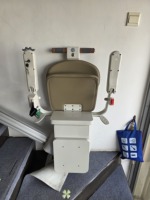 Monte-escaliers de sécurité à 15 étages avec arrêt automatique et protection par ceinture de sécurité