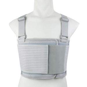 Bande de fixation des côtes de compression entièrement élastique Fracture des côtes de la poitrine Bande de <span class=keywords><strong>protection</strong></span> de la poitrine respirante élargie réglable - Product Image 5
