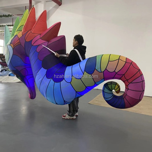 Khổng lồ khổng lồ lớn đi bộ trang phục chiếu sáng <span class=keywords><strong>hippocampus</strong></span> con rối <span class=keywords><strong>Inflatable</strong></span> cho diễu hành hiệu suất - Product Image 2