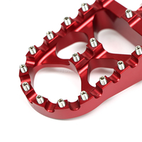 DANCARO Repose-pieds Moto CNC Repose-pieds En Aluminium Pour HONDA CR/CRF/125/250/500/230/450R Dirt Bike Pédale Modèle Personnalisation