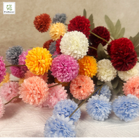 5 Tangkai Bunga Daisy Sutra Buatan, Dekorasi Pernikahan & Rumah, Buatan Tangan, Ringan, Tahan Lama, Realistis, untuk Hari Valentine & Paskah