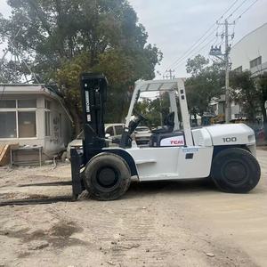 מלגזה <span class=keywords><strong>TCM</strong></span> מדגם FD100Z8 מתוצרת יפן, תחזוקה קלה, 10 טון, מזלגות ארוכים, מלגזה <span class=keywords><strong>TCM</strong></span> לבנייה כבדה במלאי. - Product Image 4