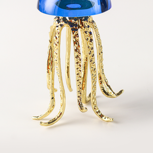 Medusas azules, decoración de Metal de lujo, diseño Art Deco para el hogar, oficina o habitación, adornos, Knick-Knacks - Product Image 5