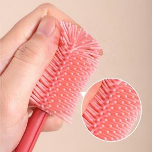 Nouveau design de biberon portable outil de nettoyage de biberon en silicone de qualité alimentaire ensemble de brosse à biberon <span class=keywords><strong>kit</strong></span> de nettoyage de biberon de lait - Product Image 4