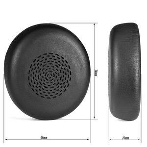 Coussinets d'oreille de remplacement en cuir protéiné doux et confortables pour casque sans fil Jabra Evolve2 75 - Product Image 4