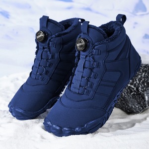 Winter Waterproof Snow <b>Boots</b> Ankle Height Plush Lining Rubber Outsole Unisex Warm Synthetic Upper EVA Midsole - Product Image 3