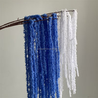 Bunga Gantung Amaranthus Buatan Warna Biru L824, Rumbai Panjang, Bahan Wol, Dekoratif, Simulasi Tinggi, untuk Pernikahan dan Dekorasi Luar Ruangan