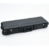 Valise robuste en plastique PP avec roulettes, mousse perforée, boîte de protection industrielle étanche et résistante pour instruments