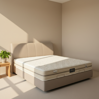 Matelas petit double à ressorts Bonnel ultra confortable de classe A pour dormeurs sur le ventre, tissu respirant personnes âgée