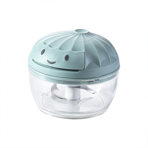 Logo personnalisé Mini Hachoir rapide tiré à la main en plastique PP Robot de cuisine <span class=keywords><strong>manuel</strong></span> pour légumes Ail Poivre - Product Image 5