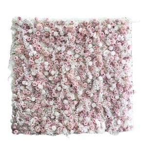 Rose <b>Artificial</b> <b>Flower</b> <b>Wall</b> Floral Panel Reusable Floral Backdrop For Wedding Reception Engagement Party Photo <b>Wall</b> Decoration - Product Image 4