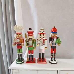 Wholesale 35 cm Nutcrackers, Chef, Cake <strong>Maker</strong>, Puppet Gifts, Handcrafted Christmas Ornaments - Product Image 1