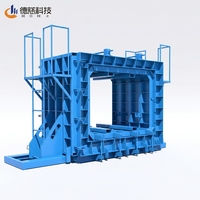 Moule en acier pour galerie de tuyaux en béton préfabriqué, moule pour traverses carrées, coffrage horizontal, OEM ODM, ISO9001, directement de l'usine