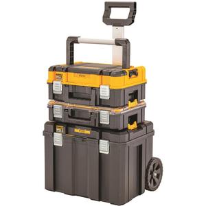 DeWalt <b>Tool</b> <b>Box</b> Set Stackable Rolling Storage With Wheels And Handle For Workshop Use - Product Image 1