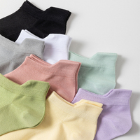 Logo personnalisé Chaussettes d'été à col ras du cou unisexes Chaussettes pour enfants en coton fin avec poignets tissés transparents Service OEM disponible