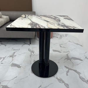 Meubles Design Table et chaises en <span class=keywords><strong>bois</strong></span> massif de luxe Style européen Table d'appoint rectangulaire moderne Table à roulettes en <span class=keywords><strong>bois</strong></span> courbé Table à manger - Product Image 6