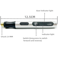 Stylo de gravure électrique avec 38 accessoires USB chargeant la rectifieuse rotative portative sans fil de bricolage pour la gravure de bijoux E109