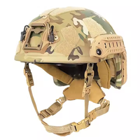 Casque de sécurité tactique d'extérieur à coupe haute avec protection balistique PE Aramid Fast Wendy