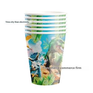 <span class=keywords><strong>Vaisselle</strong></span> jetable sur le thème de la forêt de dinosaures jurassiques Fête d'<span class=keywords><strong>anniversaire</strong></span> pour enfants pour Amazon Ramadan Décoration de fête de dessin animé - Product Image 6