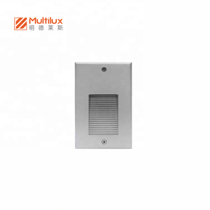 Lumière d'escalier encastrée LED étanche IP67 3W - Lampe de pied 2700K pour intérieur extérieur coin d'escalier 2700K Lumière d'escalier LED blanc chaud - Product Image 2