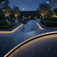 Bande lumineuse LED néon anti-reflet 1616 mm, couleur blanche unie, haute luminosité, certifiée CE, pour la décoration de la maison et des hôtels