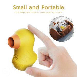 Kostenlose individuelle Schachtel  Saugender Vibrator Entenschaltung Sauger oral leckende Klitoris Stimulator Nippel Zunge saugendes Sexspielzeug für Erwachsene - Product Image 5