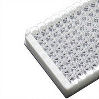 Plaque ELISA en plastique stérile à fond plat, traitée TC, à 96 puits, pour la culture cellulaire et bactérienne