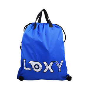 Vietnam logotipo personalizado película promoción bolsa con cordón bolsas de poliéster reciclado impreso mochila bolsa - Product Image 1