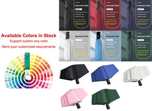 Parapluie promotionnel pliable avec impressions personnalisées, parapluie de pluie et anti-UV de marque avec logo, commande d'impression personnalisée - Product Image 2