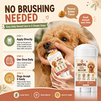 Dentifrice enzymatique personnalisé en gros pour chiens et chats, gel dentifrice pour toutes les races, contrôle la plaque dentaire, le tartre et la mauvaise haleine