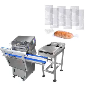 Bread bag binding machine open mouth bagging roll bag packing sealing machine