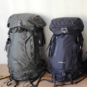 Osprey Kestrel 48 <b>Backpack</b> <b>Black</b> Outdoor Hiking <b>Backpack</b> Men's <b>Large</b> Capacity Lightweight <b>Backpack</b> - Product Image 2