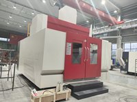 GMU2516 Heavy Gantry CNC Boring Milling Machine 2500x1600mm Table 2700x1600x1000mm Travel 1200kg Load 26000kg Machine Weight