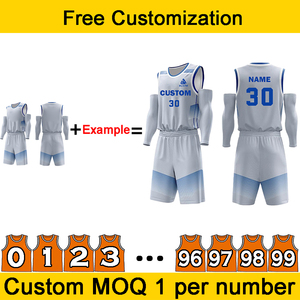 Ensemble de maillot de basket-ball respirant à haute élasticité avec motif et numéros personnalisés LOGO pour femmes Maillot de basket-ball de grande taille - Product Image 3