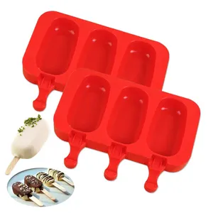 Thực Phẩm Cấp Hộ Gia Đình Sử Dụng Ice Cube Khay Silicone Popsicle Ice Cream Khuôn Diy Popsicle