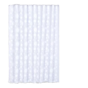 Huangang ม่านอาบน้ำ PEVA ขนาด70X72นิ้วขอบกันแดดแนวตั้งกันน้ำตกแต่งห้องน้ำไวนิลชั้นวางของในห้องน้ำ - Product Image 1