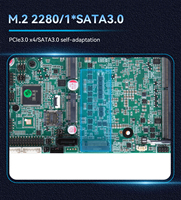 Carte mère industrielle mini 3,5 pouces, serveur, vente au détail, sans ventilateur, embarquée, Intel Core 8e génération, 10e génération, I3 10110U 10311U, carte mère LVDS