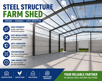 Hangar agricole préfabriqué en structure métallique |   Fabricant de bâtiments agricoles pour l'élevage de bétail et de volailles