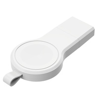 Chargeur électrique portable sans fil pour montre, USB, sans fil, léger, magnétique, charge rapide, ignifuge
