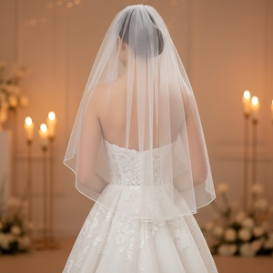 <span class=keywords><strong>Voile</strong></span> de mariée YouLaPan V14 en tulle monocouche longueur doigt de la main pour femme, offre spéciale, prix <span class=keywords><strong>bas</strong></span> - Product Image 3