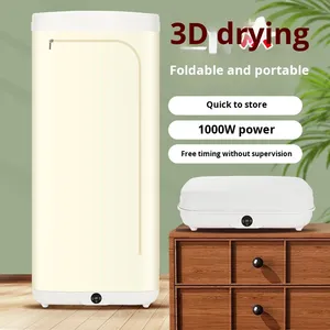 Sèche-linge portable pliable de style valise de voyage, facile à ranger, séchage rapide, 1000W, pour vêtements et petite armoire GR360 - Product Image 4