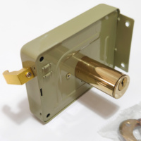 Home Door Safe Lock Hardware Security Night Latch Anti-Thief Door Rim Lock