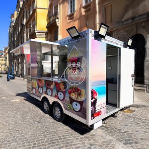 Camión de Comida Móvil Personalizado 2025, Forma Cuadrada, Tamaño Comercial Popular, Camión de Comida para Barbacoa - Product Image 4