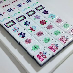 Tuiles de Mahjong Américain en Acrylique Durable à Quatre Couches, Personnalisées et Sculptées, pour Jeux d'Échecs d'Intérieur Professionnels - Vente en Gros - Product Image 2