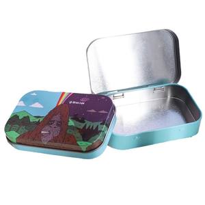 Teneke Çakmaklı Tütün Kutusu 20 Çubuk Açık El Yapımı Tütün Kutusu Kişiselleştirilmiş Taşınabilir Sigara Kutusu - Product Image 5